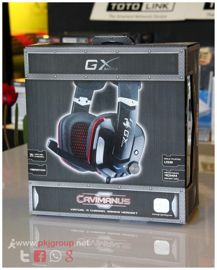 Headphone 7.1 Gaming GX Cavimanus