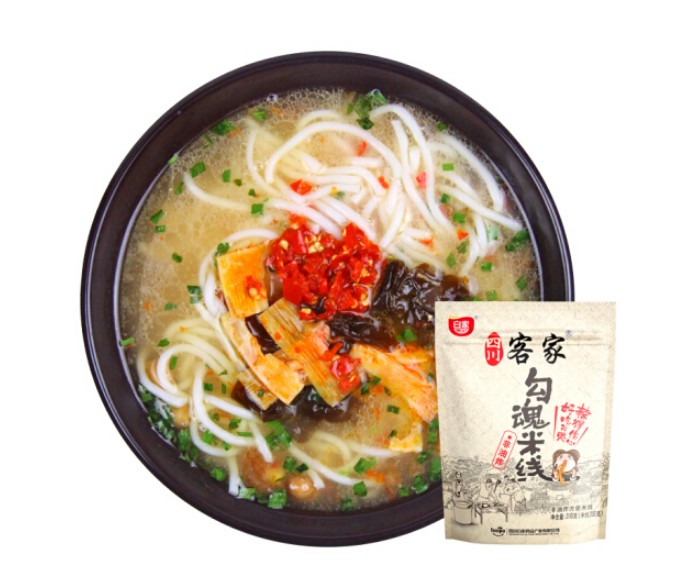 ขนมจีนข้ามสะพาน ก๋วยเตี๋ยวกั้วเฉียวหมี่เซี่ยน ตำรับยูนนาน รสเผ็ด 310g