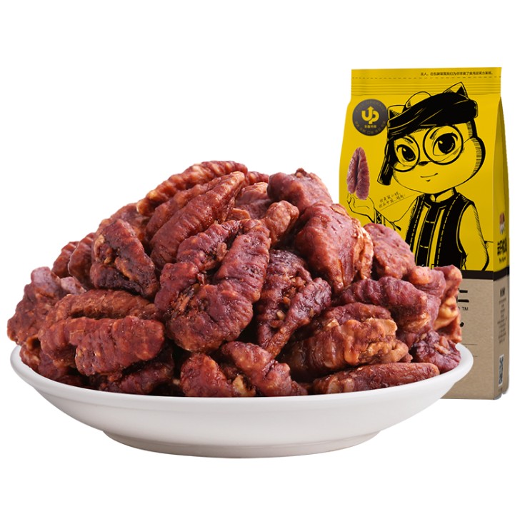 ถั่วพีแคนแกะเปลือก ตรากระรอก 三只松鼠 (155 g)