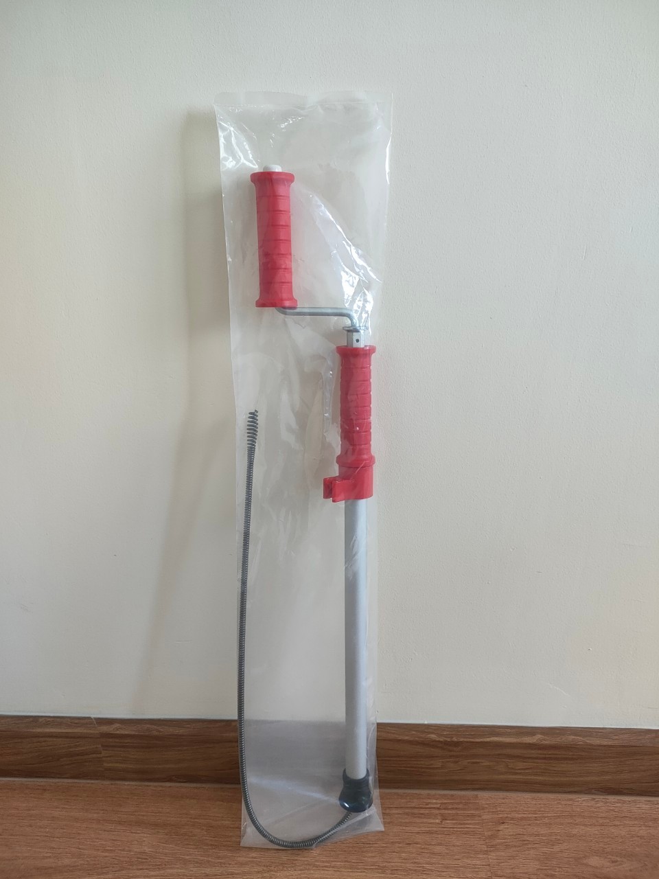 ไม้ทะลวงชักโครก D-6 ไม้ทะลวงชักโครก เครื่องทะลวงท่อ งูเหล็ก D-6 IRon Snake