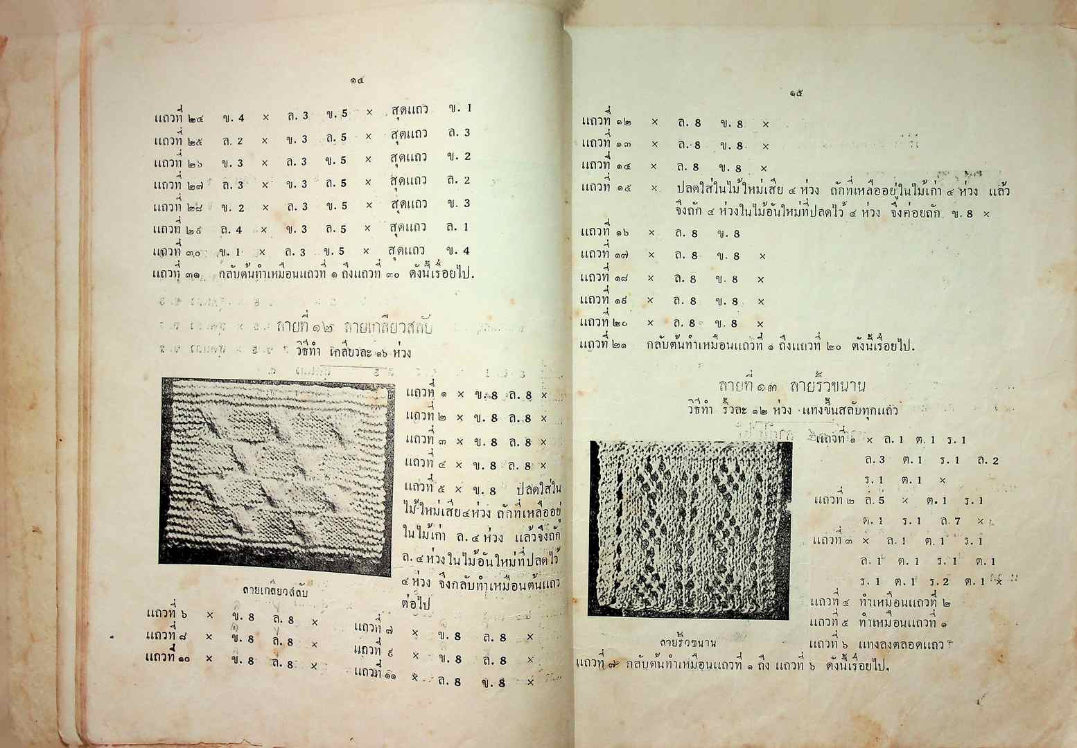 ตำราถักนิตติ้ง ของมณีวรรณ