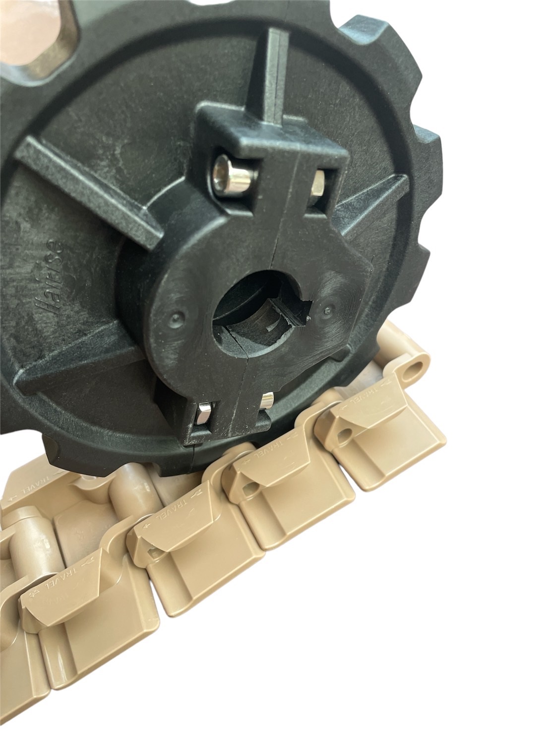 Har820 CNC machine sprocket idler sprocket diameter 129mm ลูกล้อตามใช้กับTop chain 820 ส่งภายในประเทศไทย