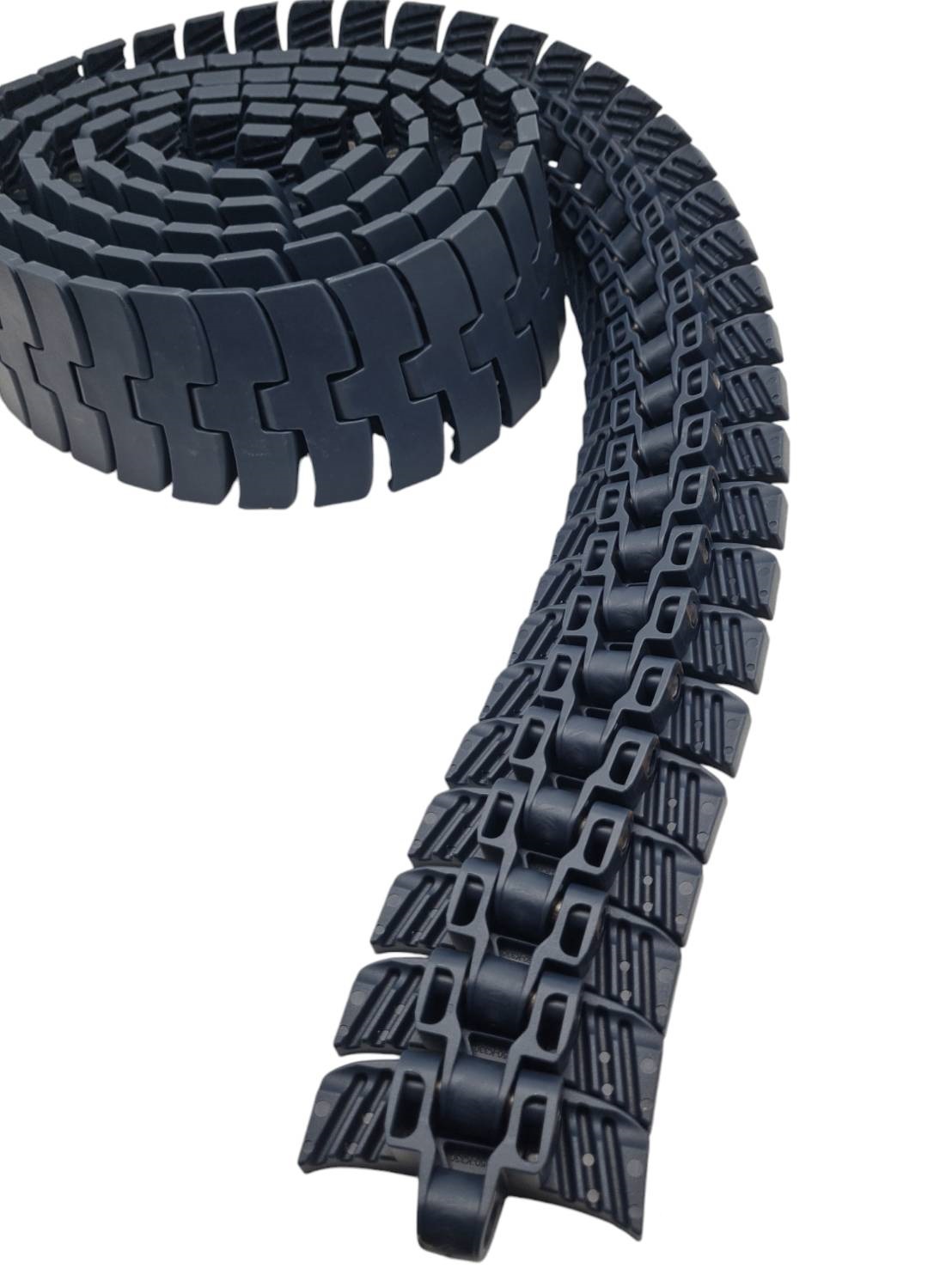 1050M-K330 Curve Top chain สายพานลำเลียง Top chain สำหรับทางโค้งรุ่นแม่เหล็กดูดติด ซ่อมบำรุงง่าย ใช้งานทนทาน ราคา 1 เมตร