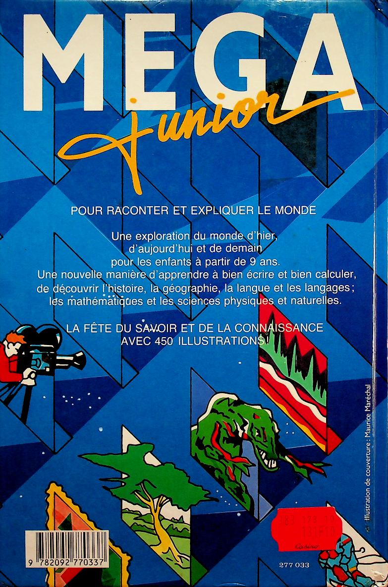 MEGA junior L'ENCYCLOPEDIE VIVANTE NATHAN (สารานุกรมฉบับภาษาฝรั่งเศส)