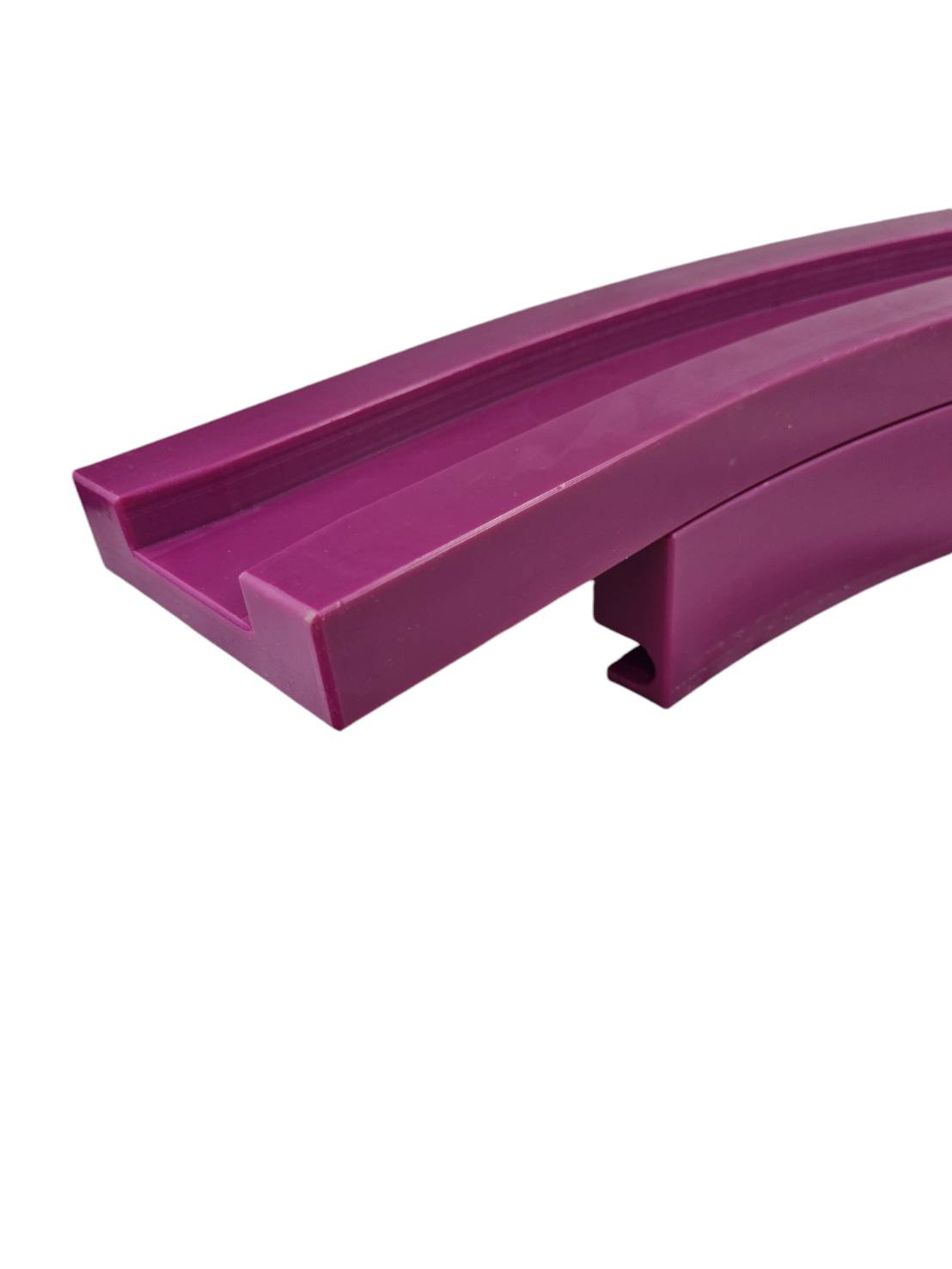 1050-K330 Magnetic cornet track รางโค้งR500 มิลลิเมตรสำหรับสายพาน Top chain รุ่นฝังแม่เหล็ก