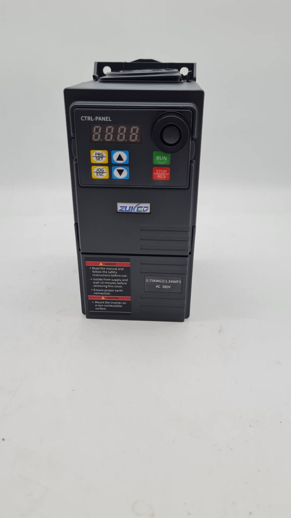 อินเวอร์เตอร์ 750W 380V 3เฟส ควบคุมความเร็วรอบมอเตอร์ใช้กับงานสายพานลำเรียง