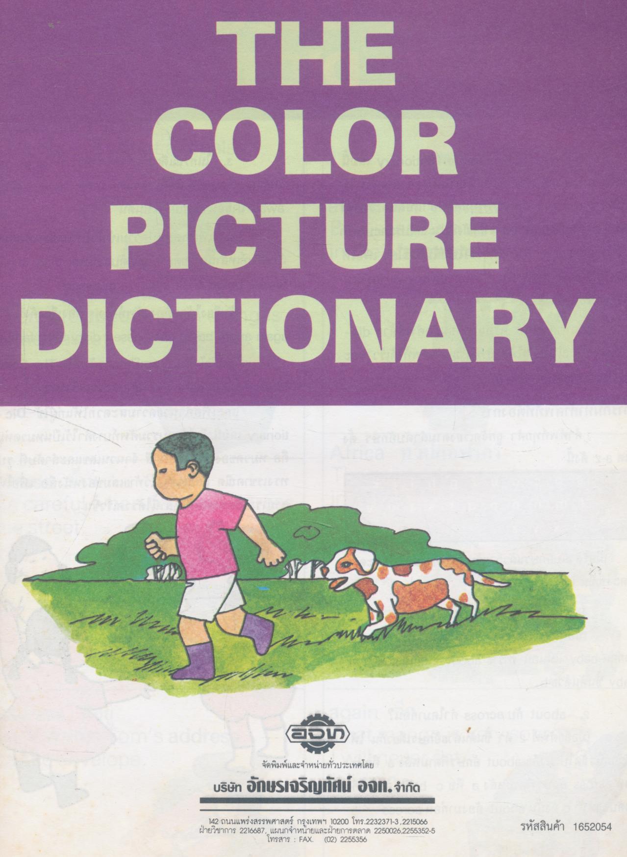 THE COLOR PICTURE DICTIONARY