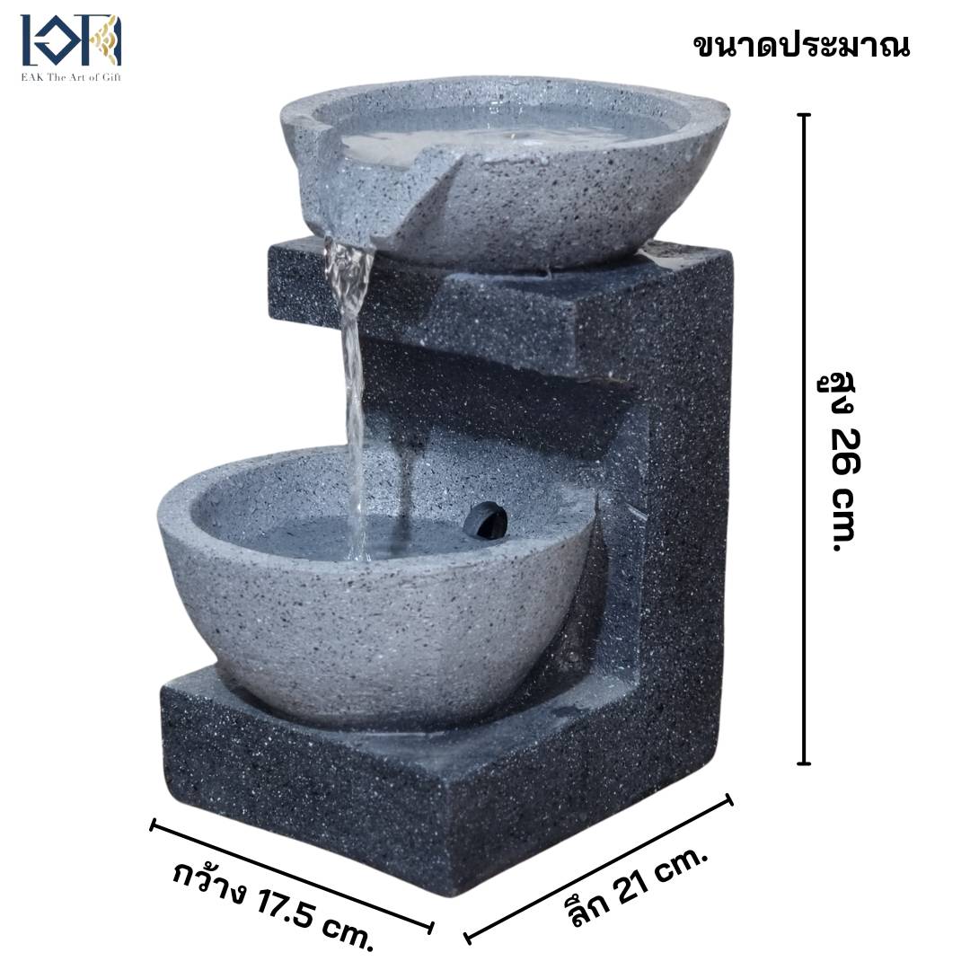 น้ำพุล้นตั้งโต๊ะรหัสสินค้า2375 ของขวัญมงคลเสริมฮวงจุ้ย ตกแต่งบ้าน ตั้งวางโต๊ะร้านค้า ที่ทำงาน