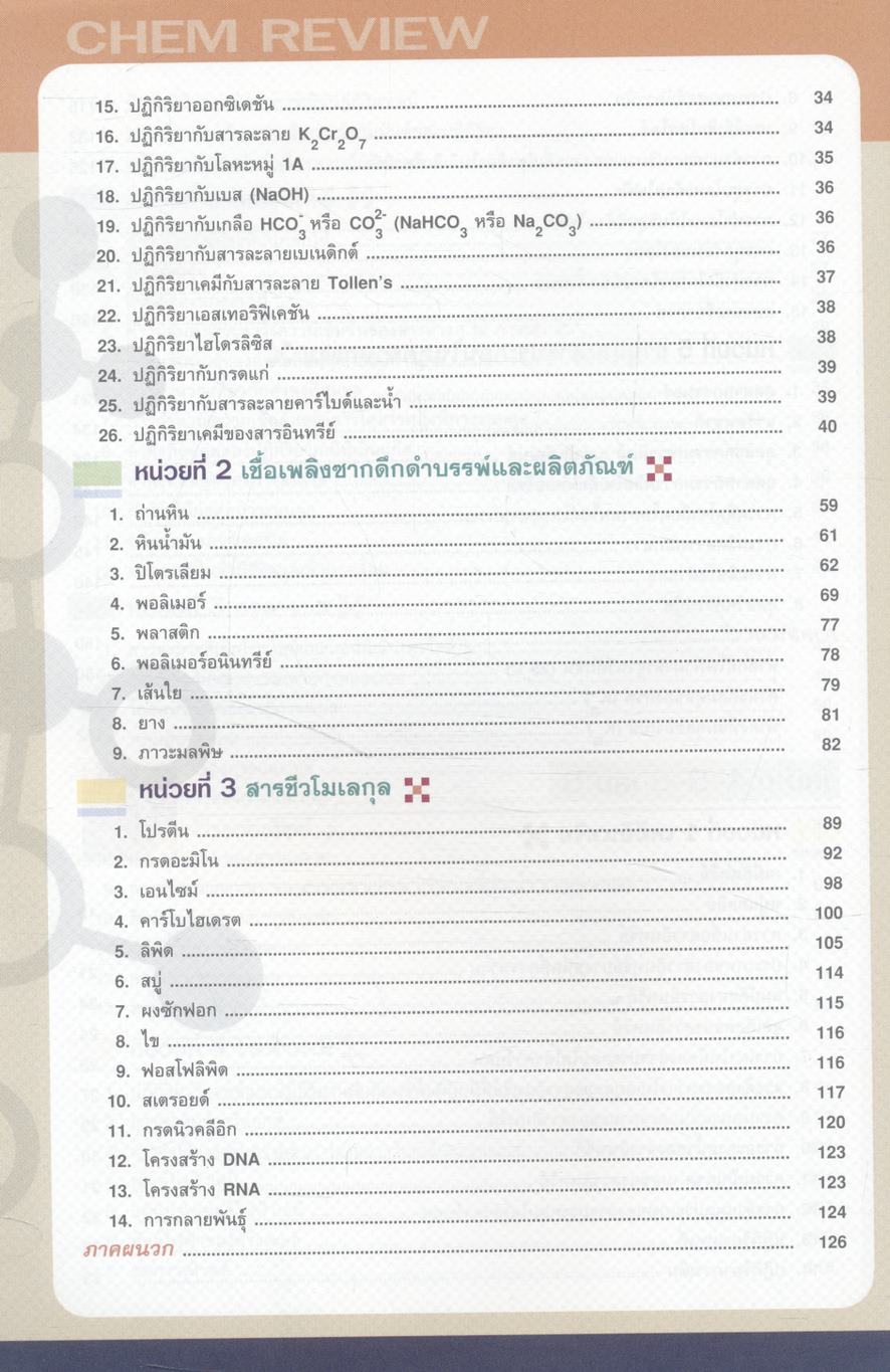 CHEM REVIEW เคมี ม.4-5-6 ฉบับสมบูรณ์