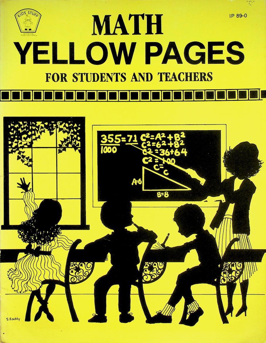 MATH YELLOW PAGES FOR STUDENTS AND TEACHERS