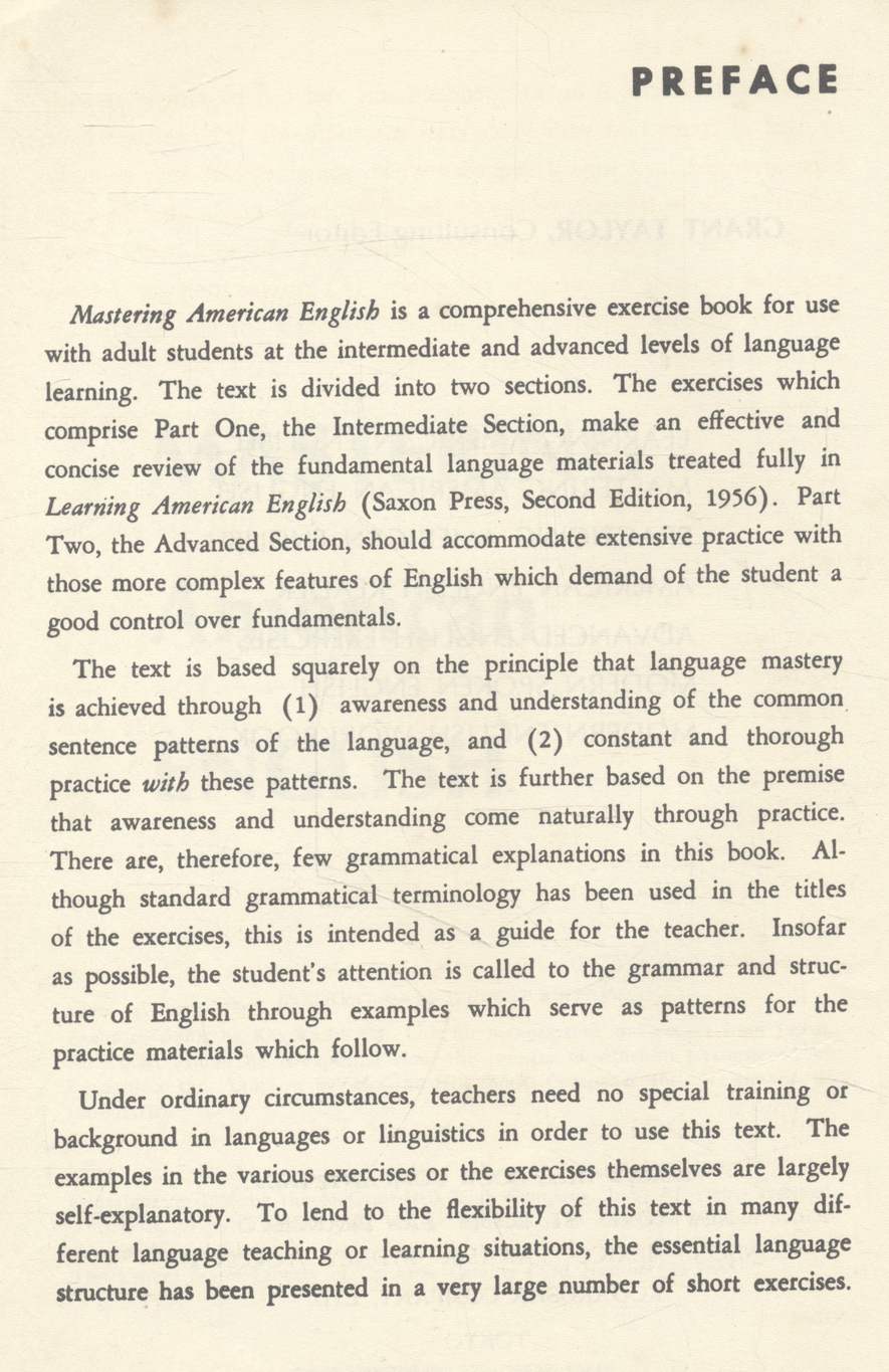 MASTERING AMERICAN ENGLISH