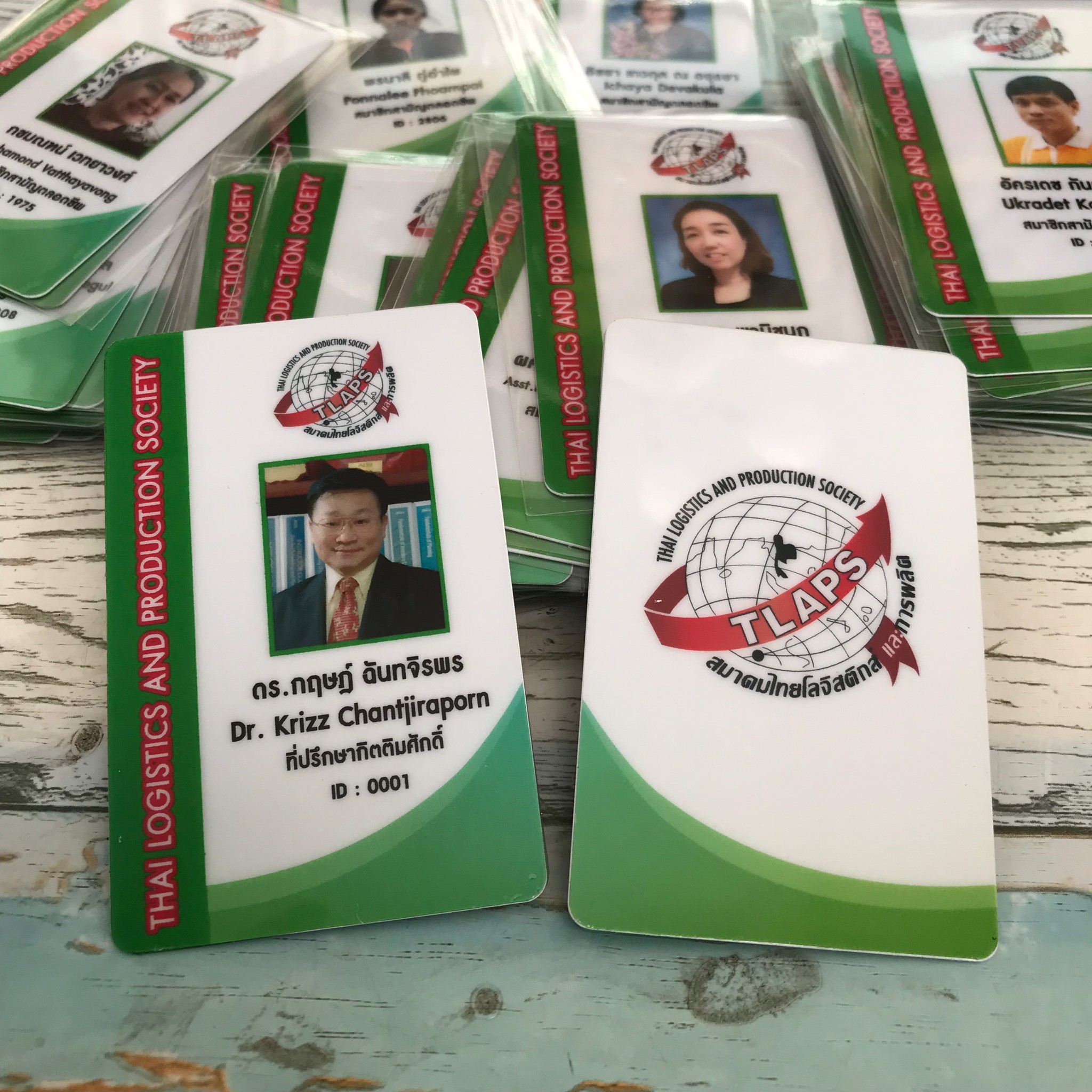 บัตรพลาสติก บัตรพนักงาน