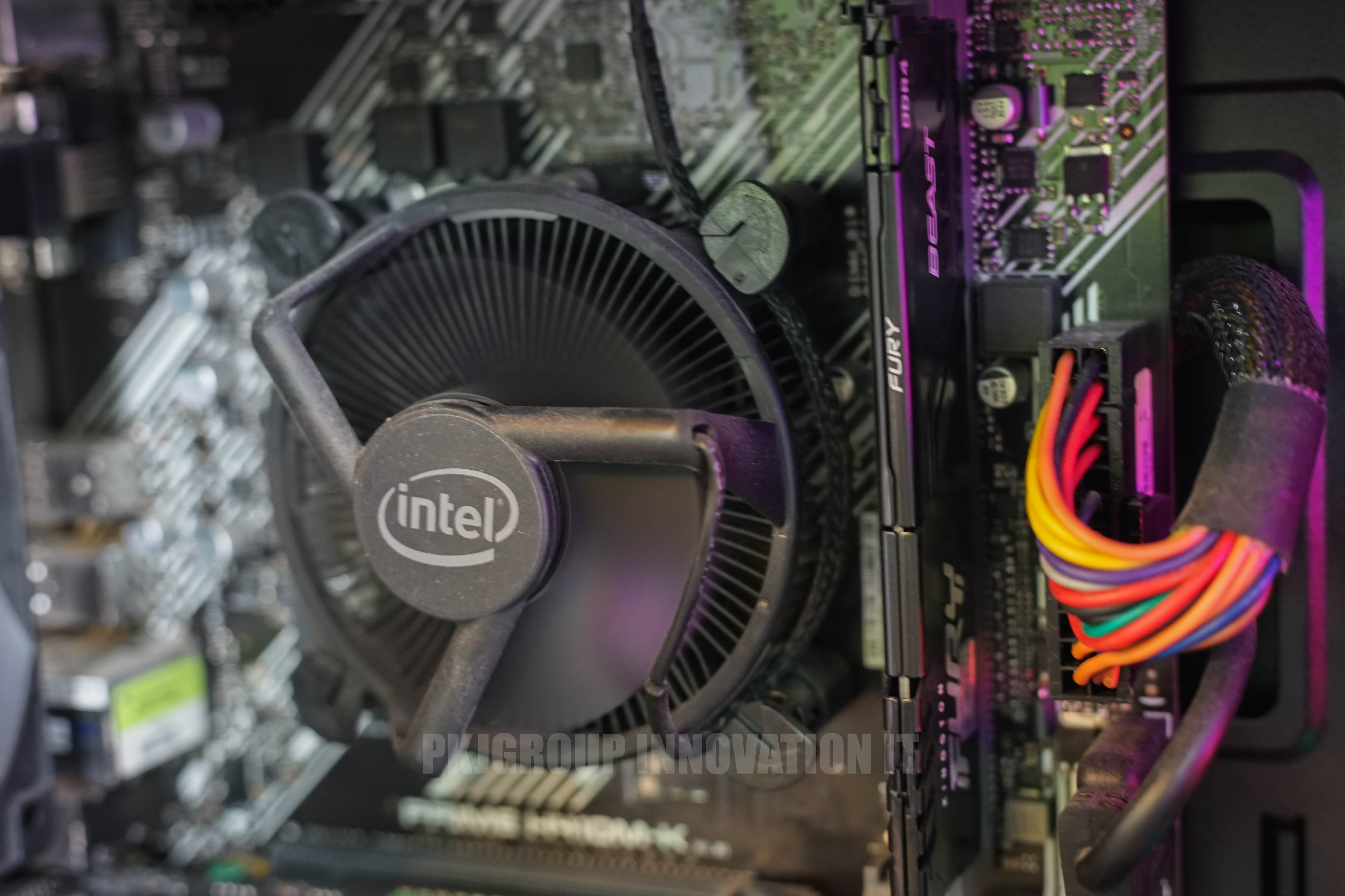 คอมเล่นเกมมือสอง Aerocool i3-10105 RAM 8 GB SSD WD Blue 500GB