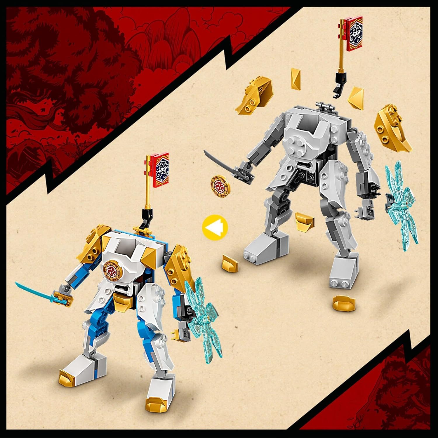**MTS Toys**เลโก้ Lego 71761 Ninjago : Zane's Power Up Mech Evo