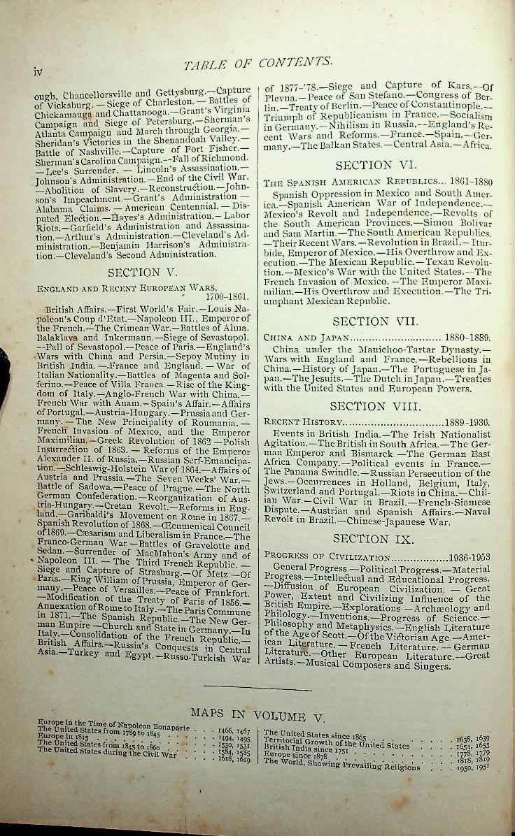 LIBRARY OF UNIVERSAL HISTORY By ISRAEL SMITH CLARE Volume V.