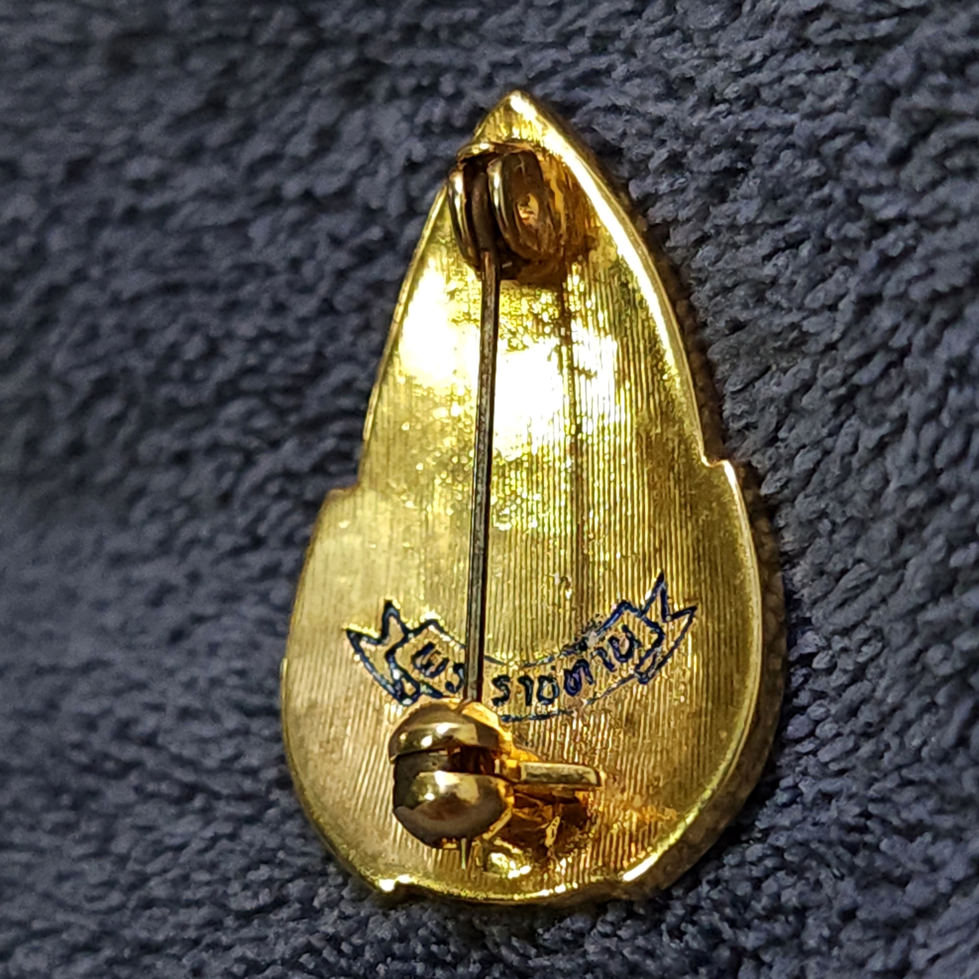 เข็มกลัด เข็มพระราชทาน สก กะไหล่ทอง ลงยา พร้อมกล่องเดิม หายาก