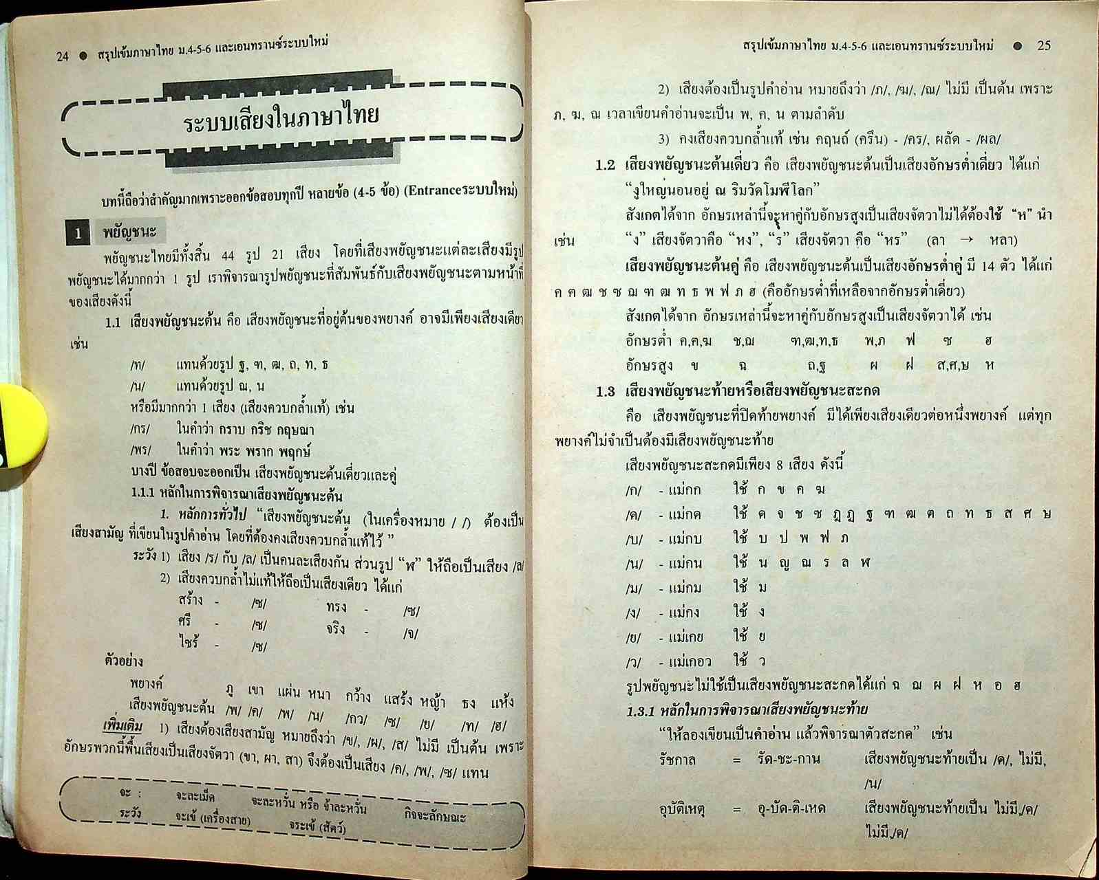 สรุปเข้มหัวใจที่ต้องรู้ก่อนสอบเอนทรานซ์ ภาษาไทย ม.4-5-6 ฉบับเอนทรานซ์ระบบใหม่