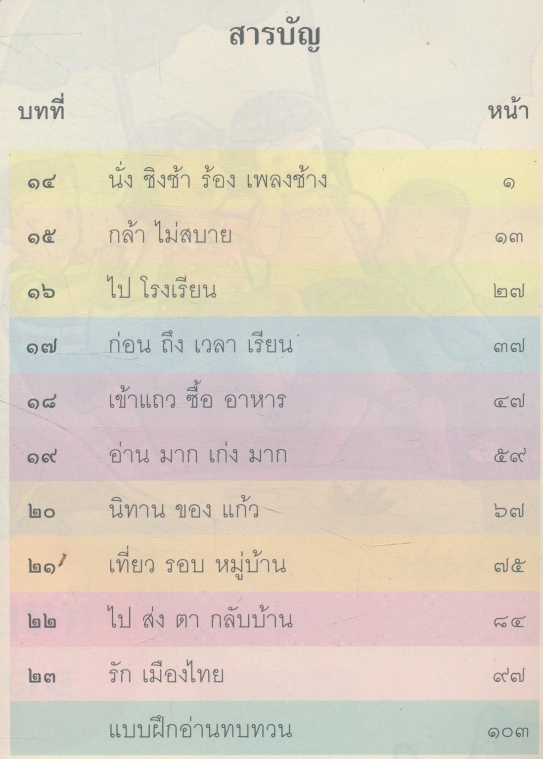 หนังสือเรียนสาระการเรียนรู้พื้นฐาน ภาษาไทย ชั้นประถมศึกษาปีที่ ๑ เล่ม ๒ แก้วกับกล้า