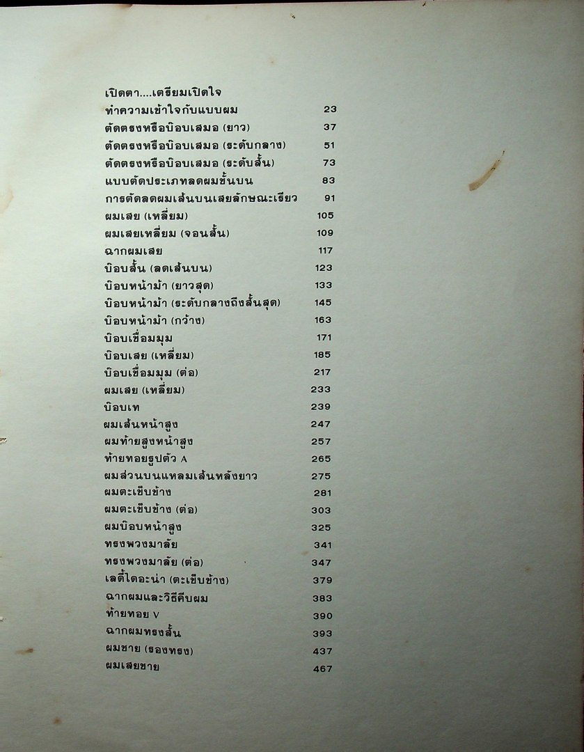 ซอยผมสูตรสำเร็จ THE TECHNIQUES OF HAIRCUTTING