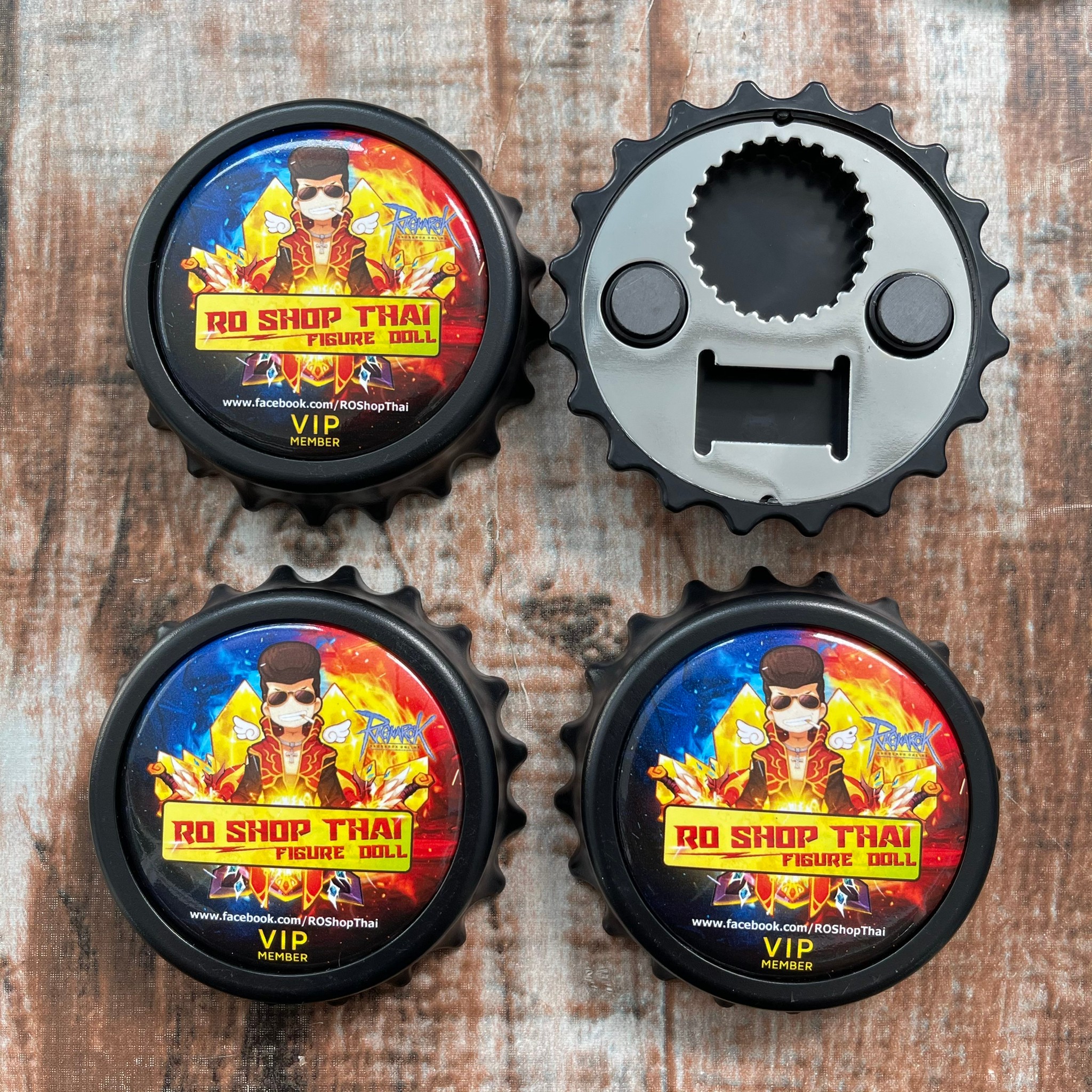 สั่งทำที่เปิดขวดติดตู้เย็น ที่เปิดขวดพิมพ์ภาพตามแบบ รับที่ที่เปิดขวดติดตู้เย็น สกรีนที่เปิดขวด ที่เปิดขวดทรงฝาจีบ