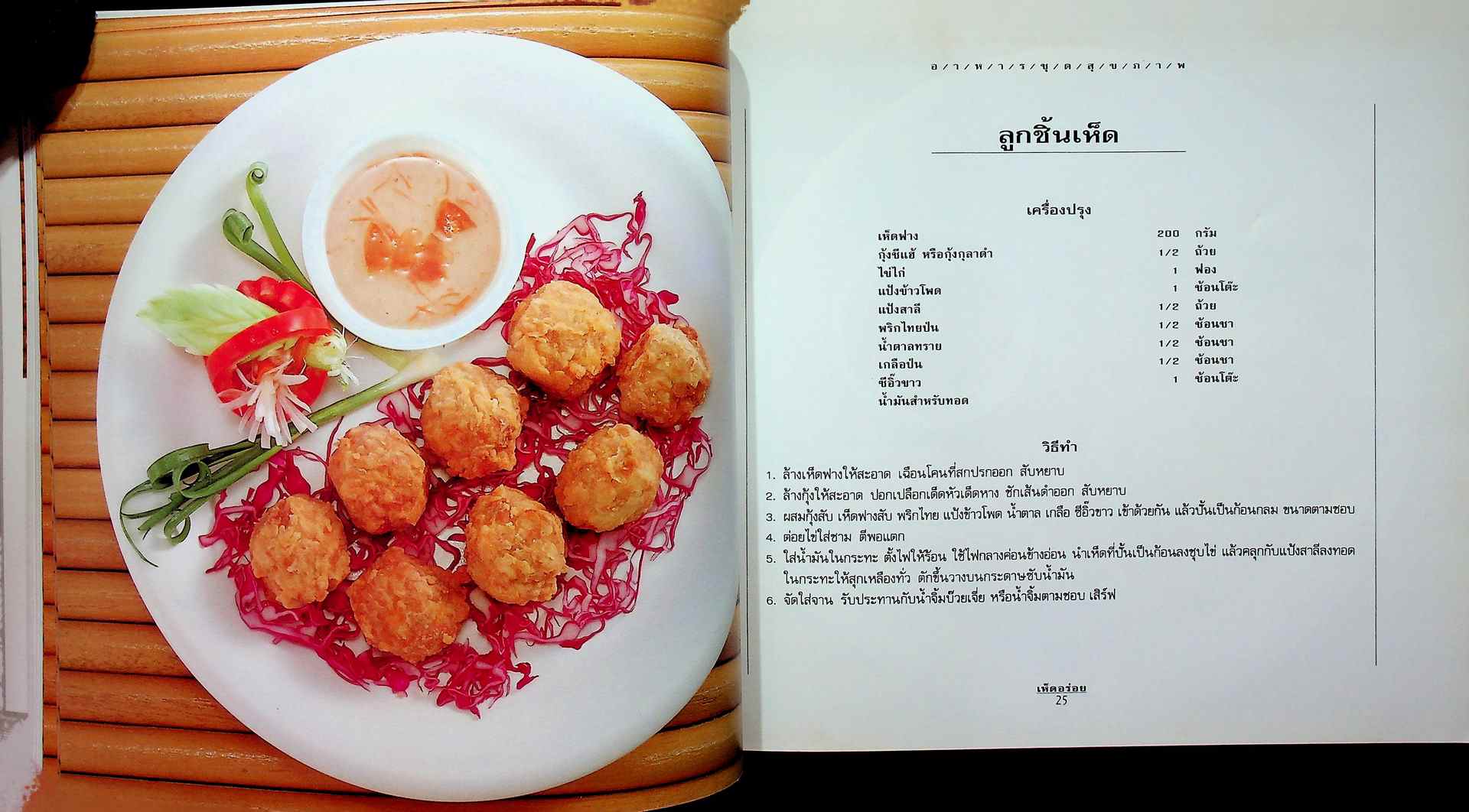 อาหารชุดสุขภาพ เห็ดอร่อย สำนักพิมพ์แสงแดด