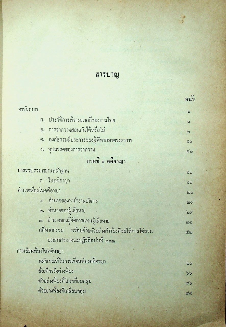 วิชาว่าความ พร้อมด้วยข้อบังคับว่าด้วยมรรยาททนายความ