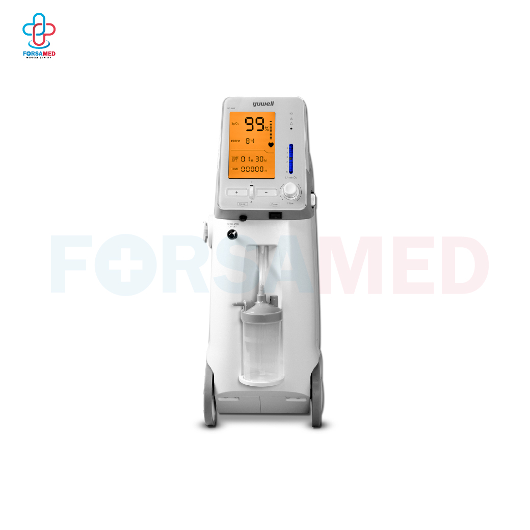 เครื่องผลิตออกซิเจน ขนาด 3 ลิตร Yuwell รุ่น 9F-3AW รุ่นใหม่ (มีที่วัดออกซิเจนปลายนิ้ว) ประกันศูนย์ไทย 3 ปี