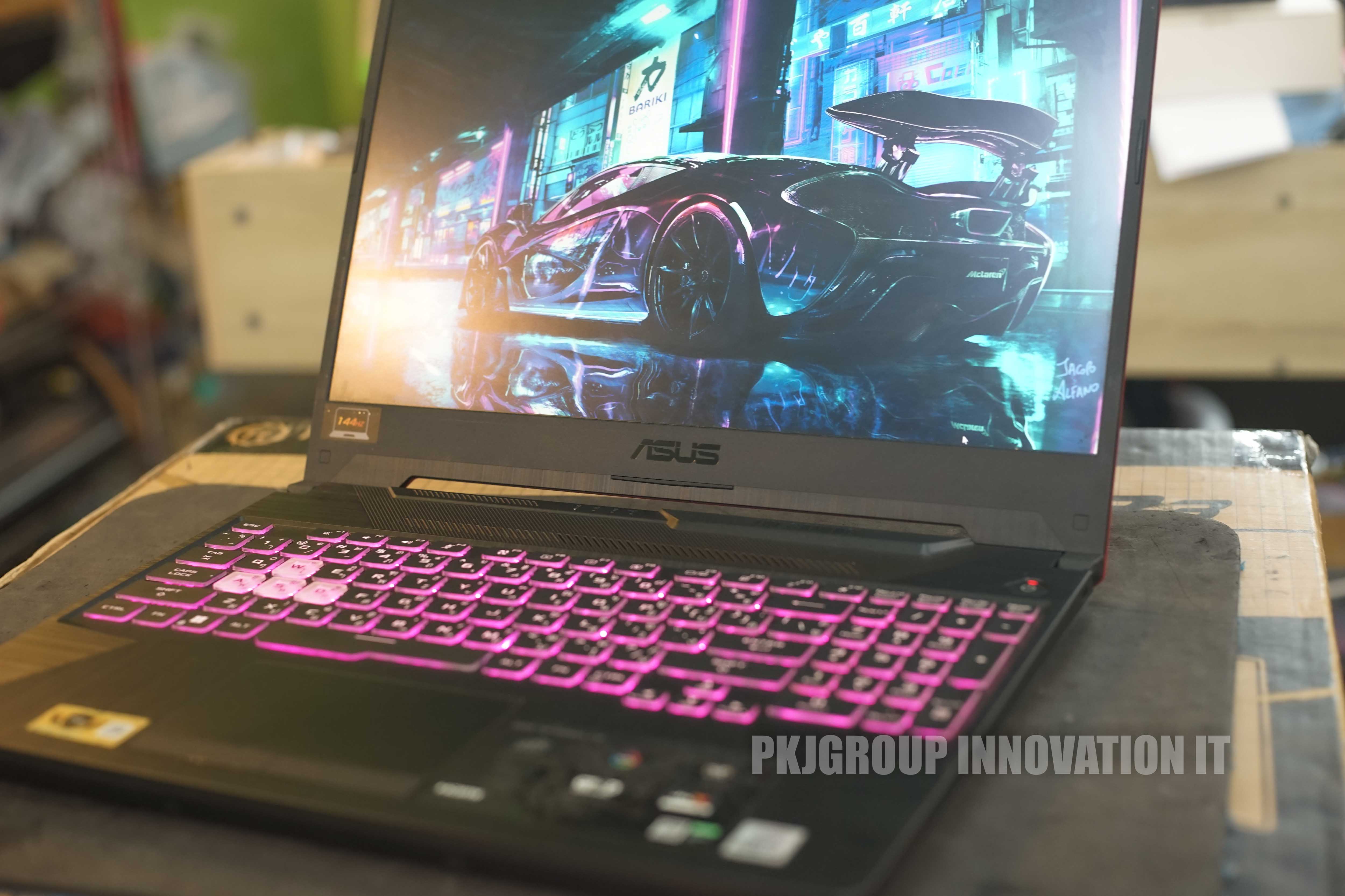 โน๊ตบุ๊คเล่นเกมมือสอง Asus TUF FX506LHB-HN323W i5-10300H RAM 8 GB M.2 512 GB GTX1650