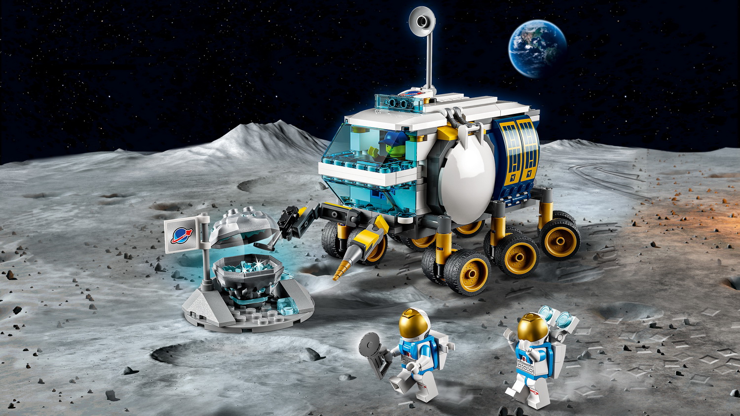 **MTS Toys**เลโก้ Lego 60348 City : Lunar Roving Vehicle