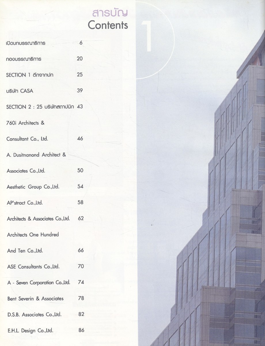 อาคารฉบับพิเศษ 25 บริษัทสถาปนิก Prominent Architectural Firms