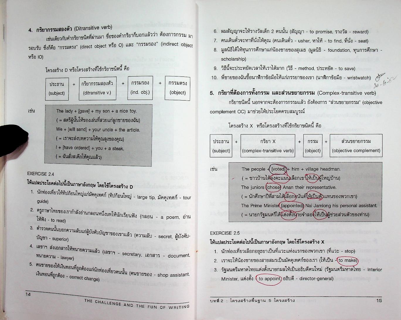 The Challenge and the Fun of Writing สนุกกับการเขียน