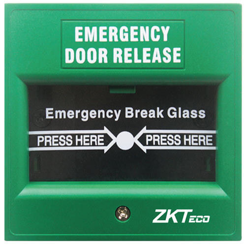 Emergency Break Glass สำหรับ Access Control (สีเขียว) Zkteco รุ่น ZKABK900A-G