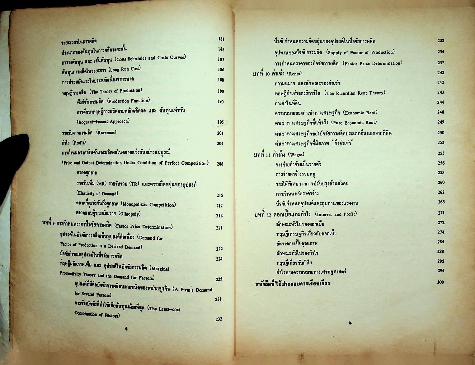 เศรษฐศาสตร์จุลภาค 1