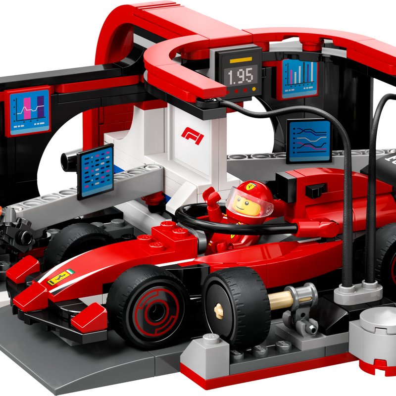 **MTS Toys**เลโก้ Lego 60443 City : F1 Pit Stop & Pit Crew with Ferrari Car