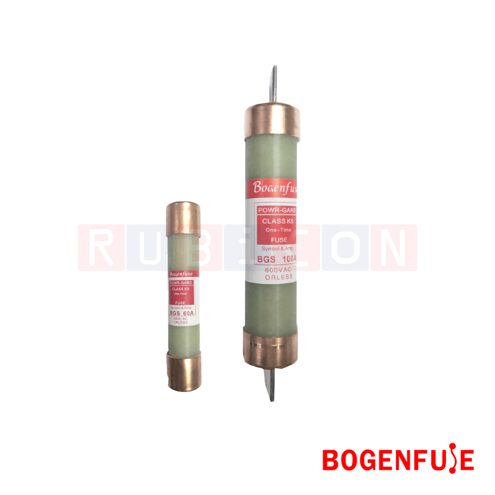 BOGENFUSE BGS-200 200A 600V ฟิวส์ใบมีด สำหรับใส่เซฟตี้สวิตช์ (CYLINDER KNIFE-BLADE) CLASS K5 (ONE-TIME)