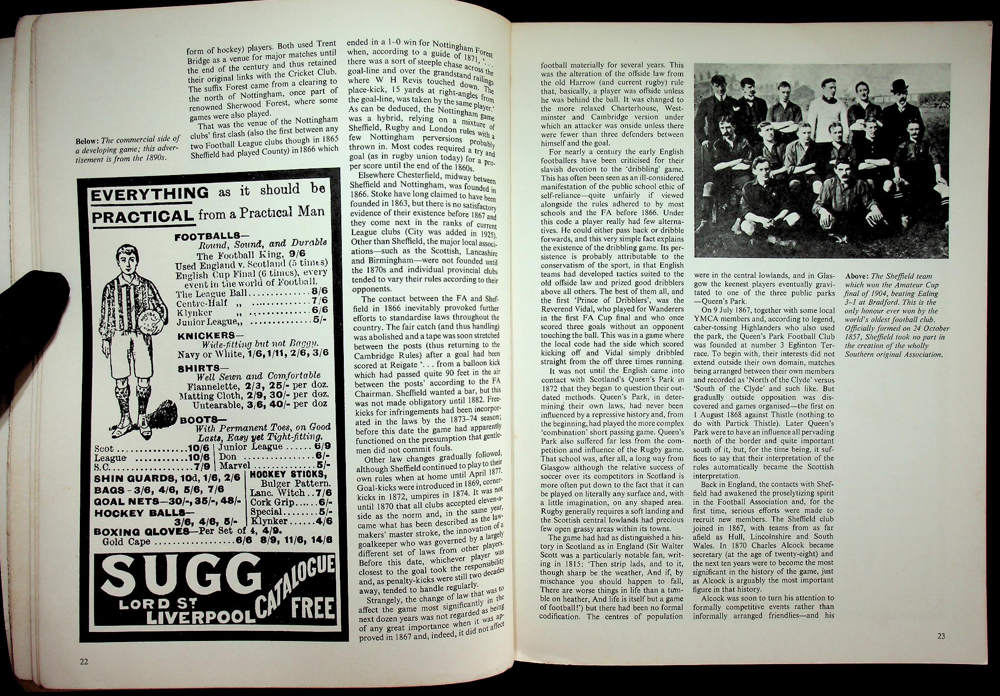 THE STORY OF FOOTBALL