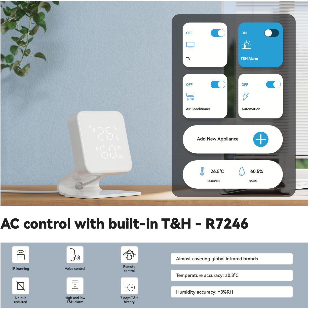 Venz Tuya IR remote R7246