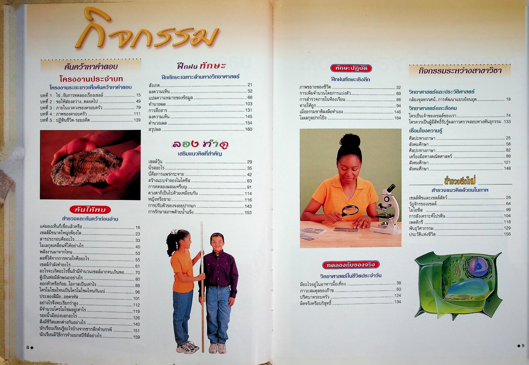 สำรวจโลกวิทยาศาสตร์ เซลล์และพันธุกรรม