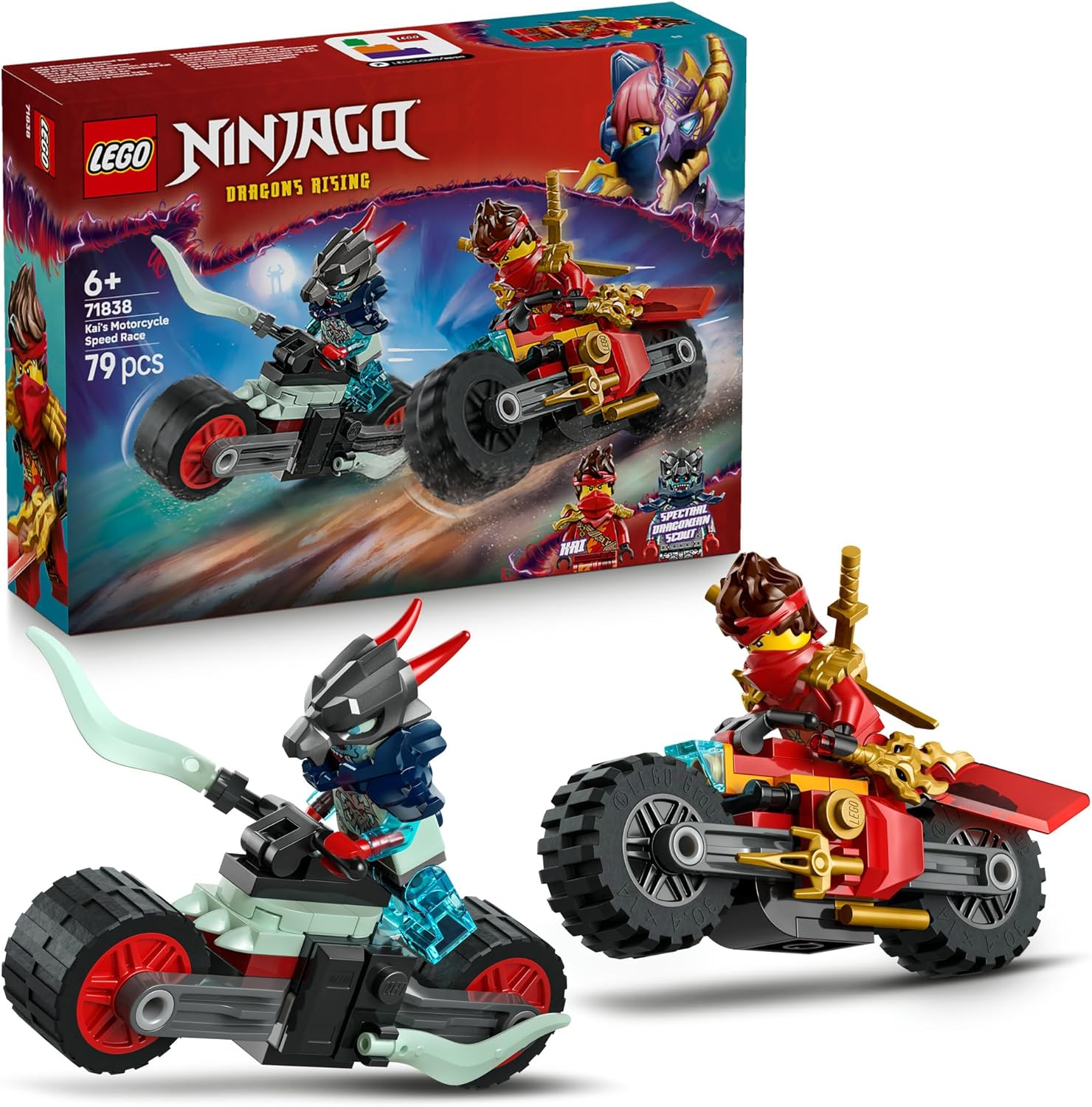 **MTS Toys**เลโก้ Lego 71838 Ninjago : Kai's Motorcycle Speed Race