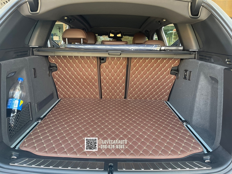 พรมรถยนต์ 6D Bmw X3 2023 เคฟล่าสีกาแฟ