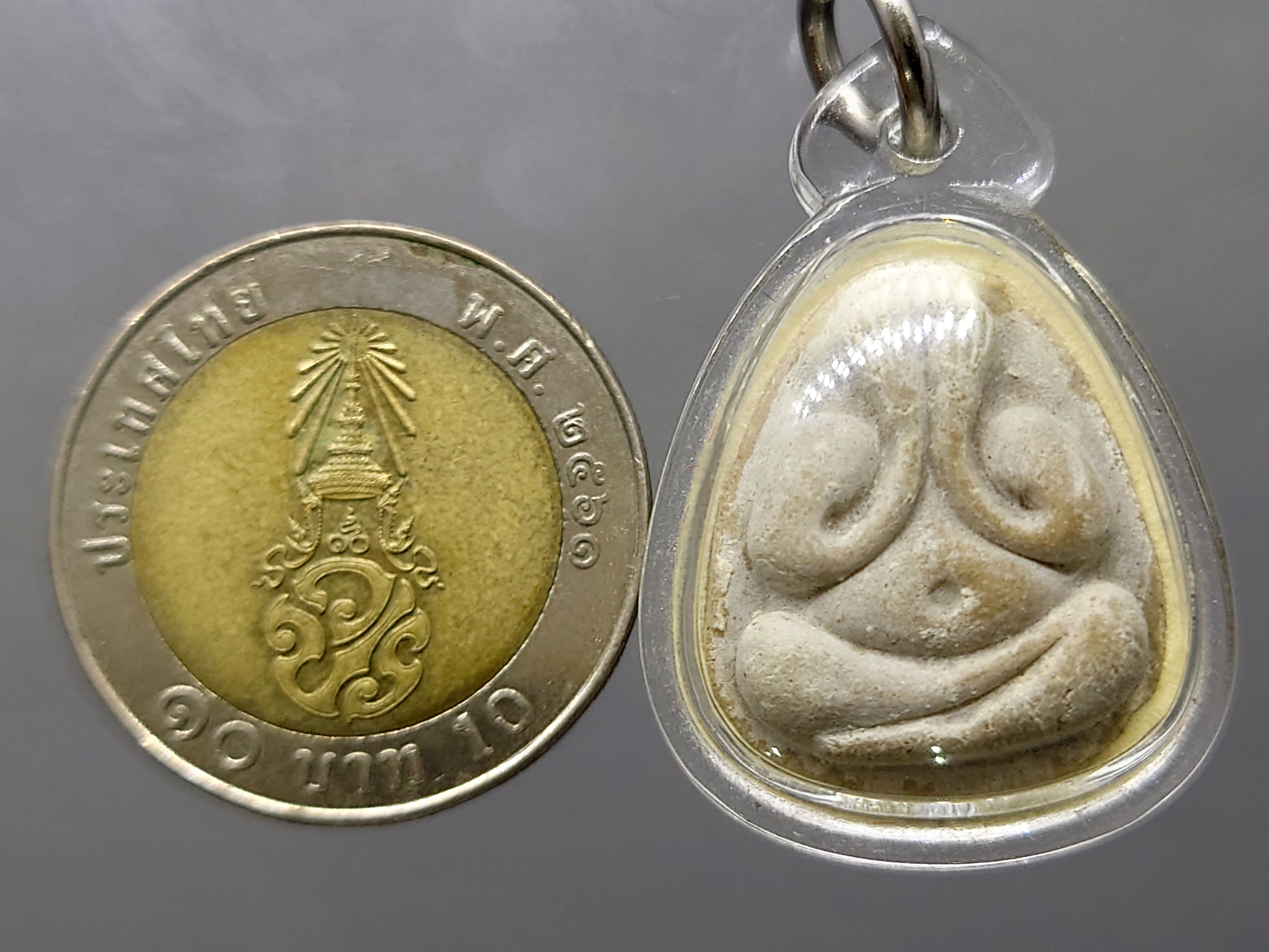 พระปิดตาหลวงปู่โต๊ะ รุ่นเกศมงคล เนื้อผงเกสร มวลสารหลวงปู่โต๊ะปลุกเสกรุ่นสุดท้าย วัดประดู่ฉิมพลี กทม.ปี2524 รับประกันแท้