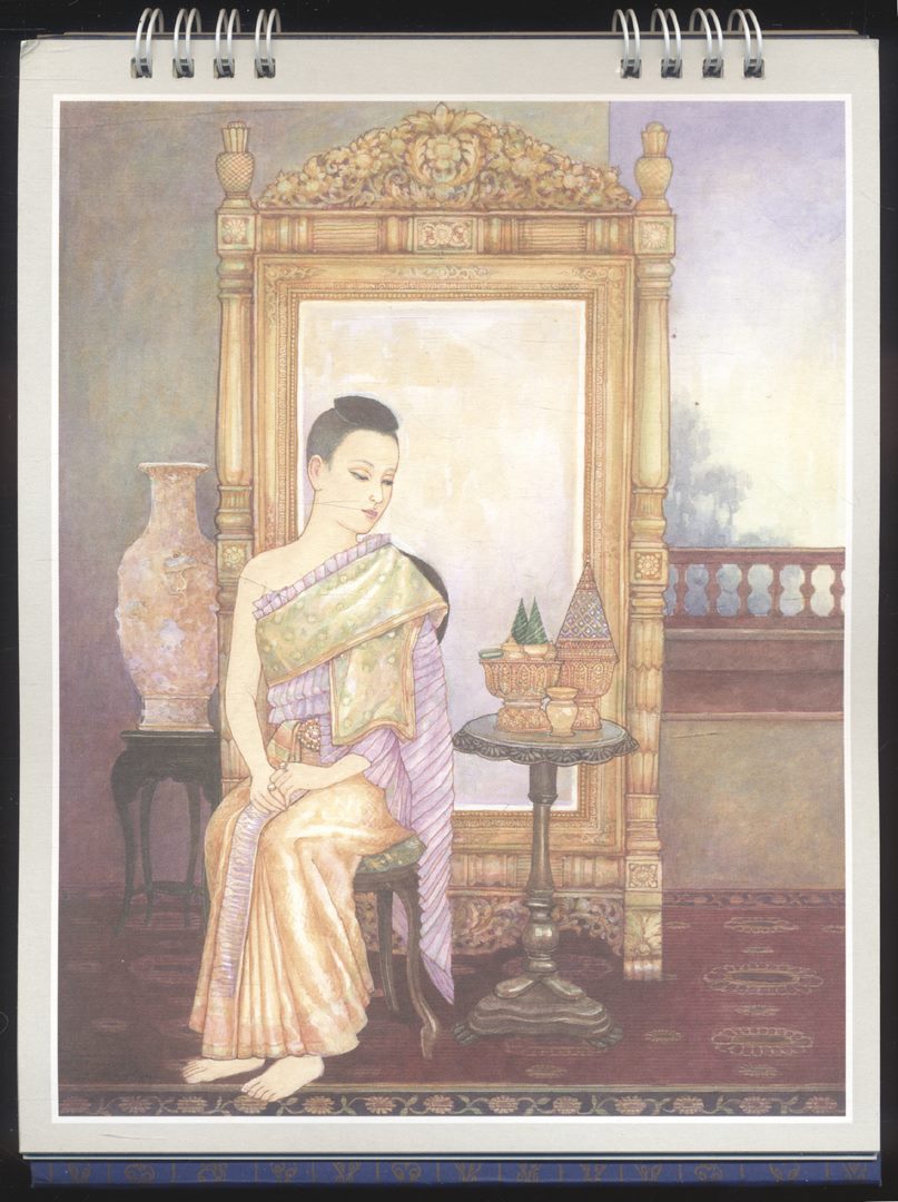 ปฎิทินตั้งโต๊ะ อาภรณ์สยามสามสมัย พ.ศ 2562 ของวิริยะประกันภัย