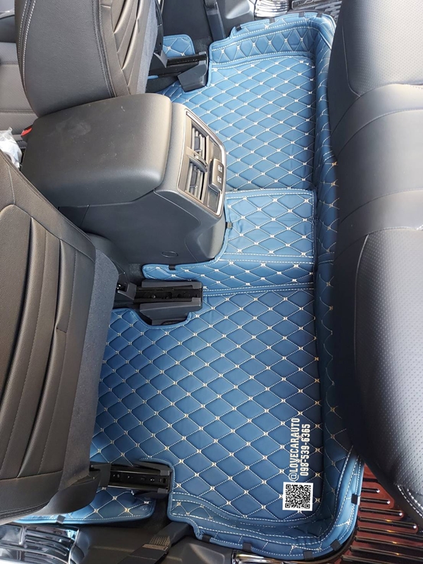 พรมปูพื้นรถยนต์ 6D Subaru Forester 2023 สีน้ำเงิน