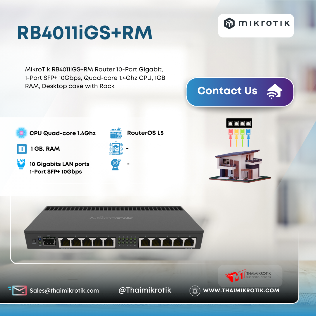 Mikrotik RB4011iGS+RM