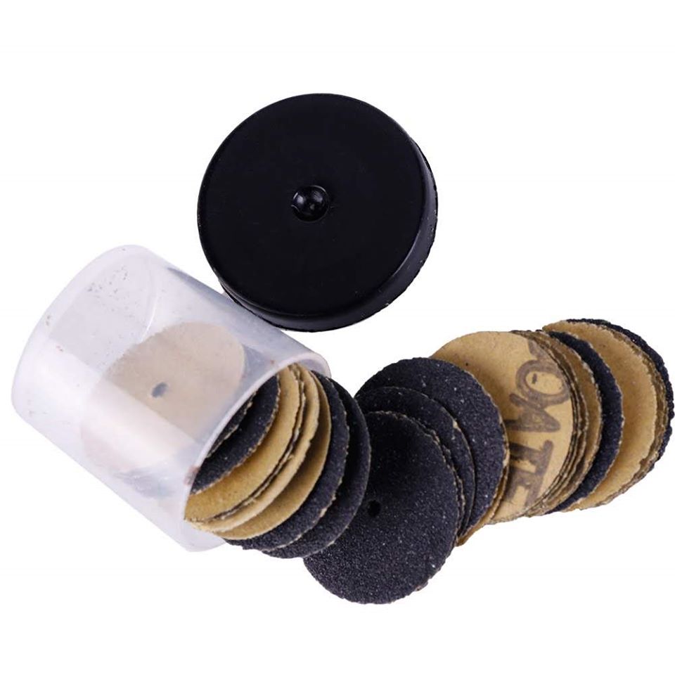 รหัสสินค้า 077 อุปกรณ์วัสดุสิ้นเปลือง สำหรับเครื่องเจียรสายอ่อน 105 ชิ้น