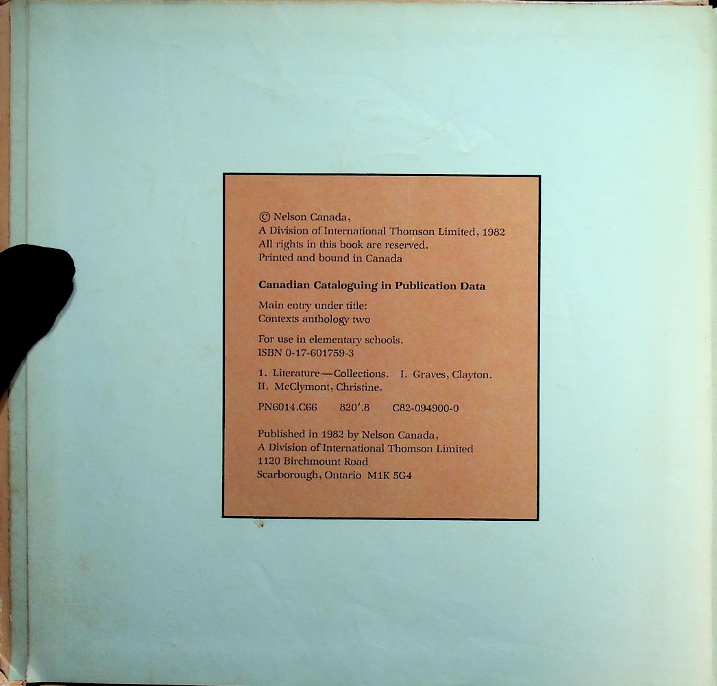 CONTEXTS anthology two