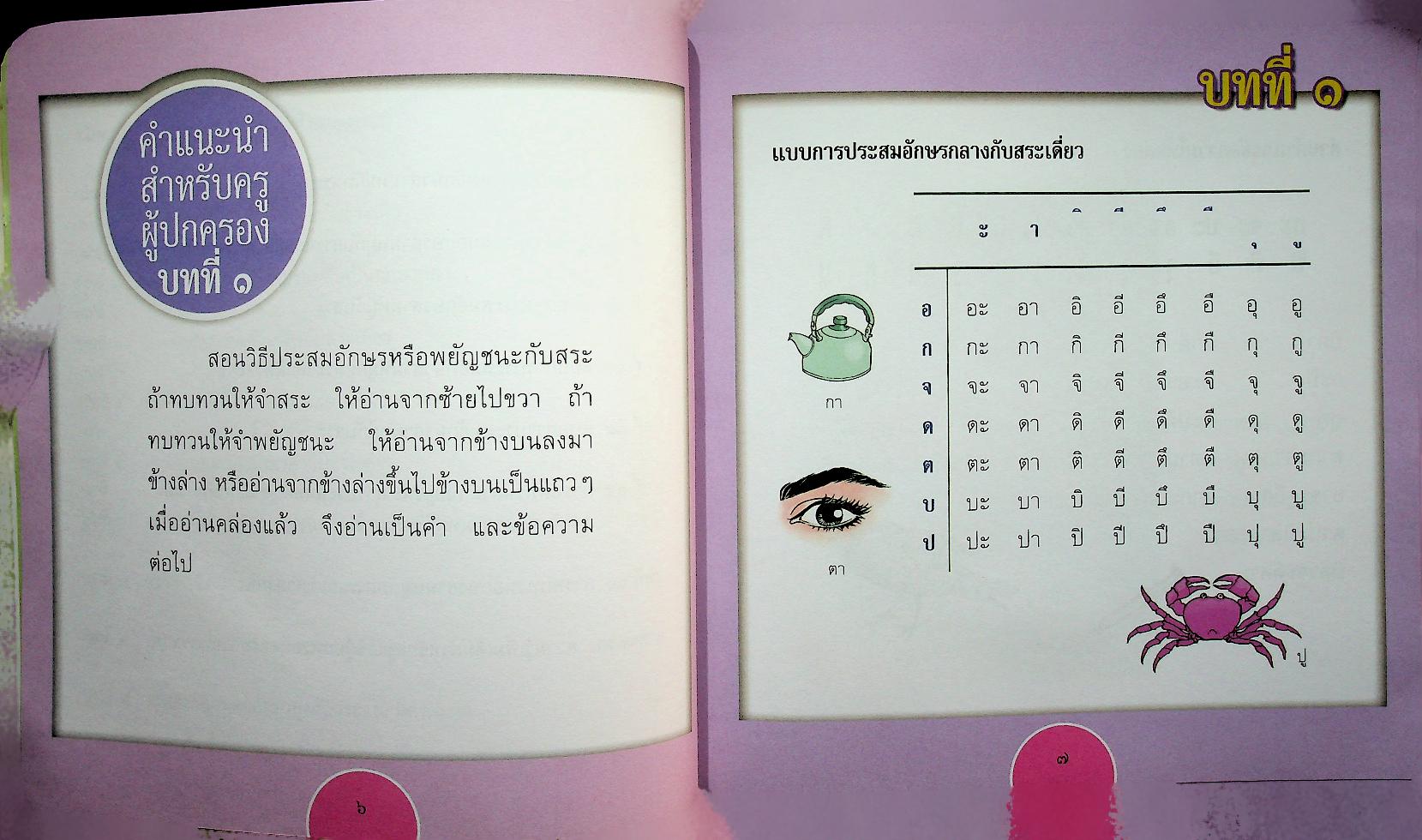 แบบเรียนภาษาไทย แบบเรียนเร็วใหม่ เล่ม ๑ ตอนต้น (ฉบับปรับปรุง) ชั้นประถมศึกษาปีที่ ๑