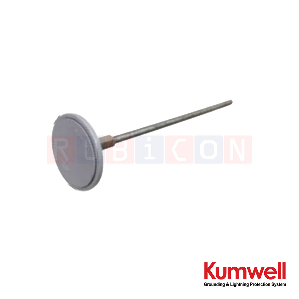 KUMWELL GXEP 801-SS-M10 สเตนเลสสตีล Earth Point หุ้ม PVC (Stainless Steel Earth Point with PVC Covered) 1 Hole, Thread M10, Cable size 10 mm