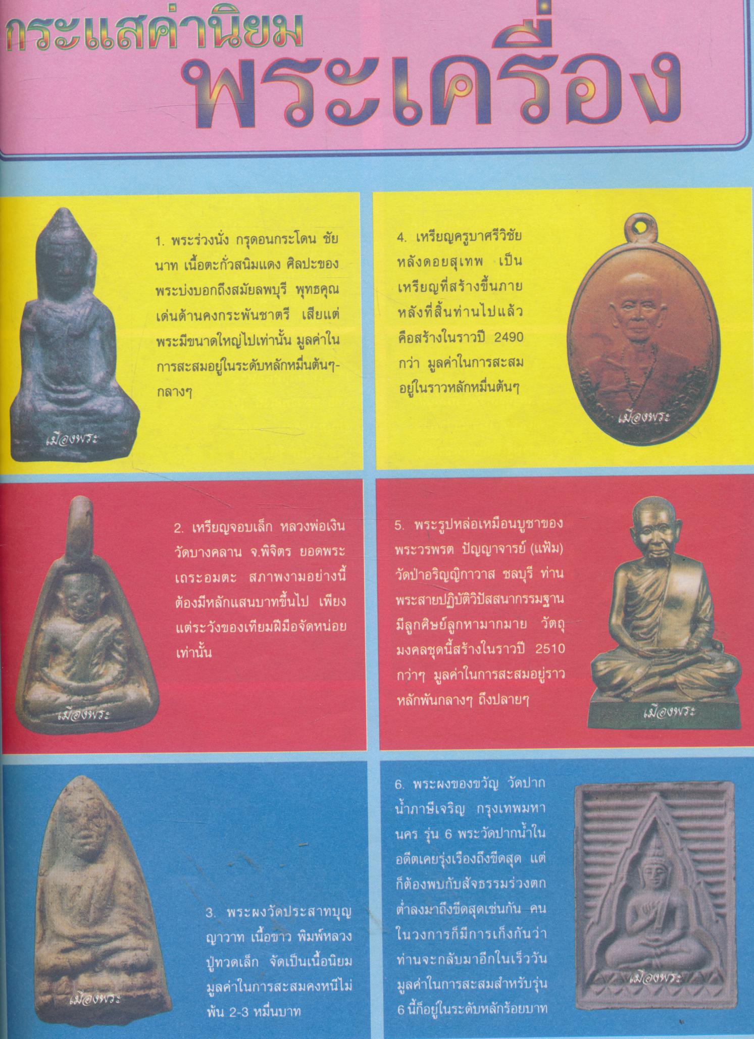 เมืองพระ ปีที่ 1 ฉบับที่ 5 เดือนธันวาคม 2539