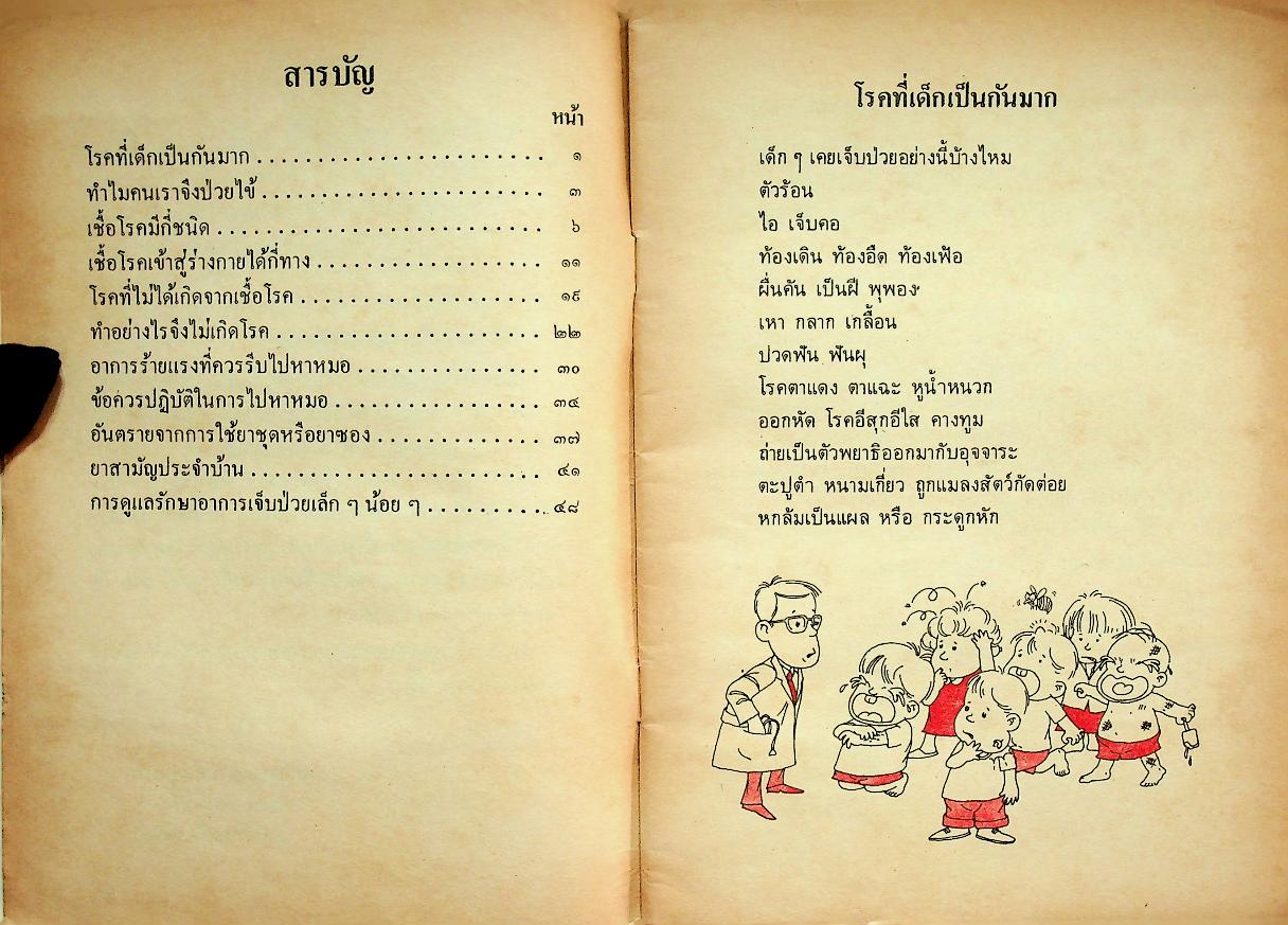 หนังสืออ่านเพิ่มเติม กลุ่มสร้างเสริมประสบการณ์ชีวิต ชุดเรื่องน่ารู้เกี่ยวกับสุขภาพ โรคภัยไข้เจ็บ ชั้นประถมศึกษาปีที่ ๕-๖